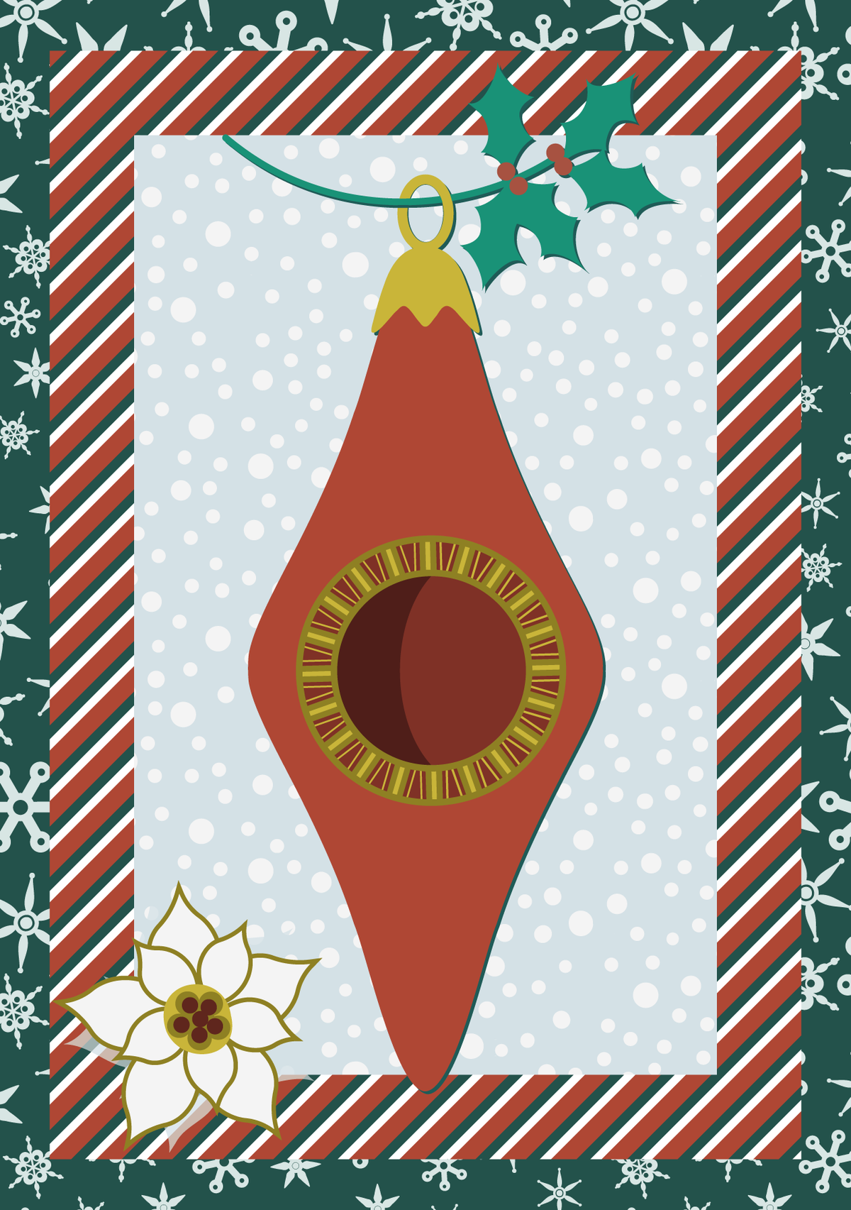 Greeting Cards - Ditsy Holiday